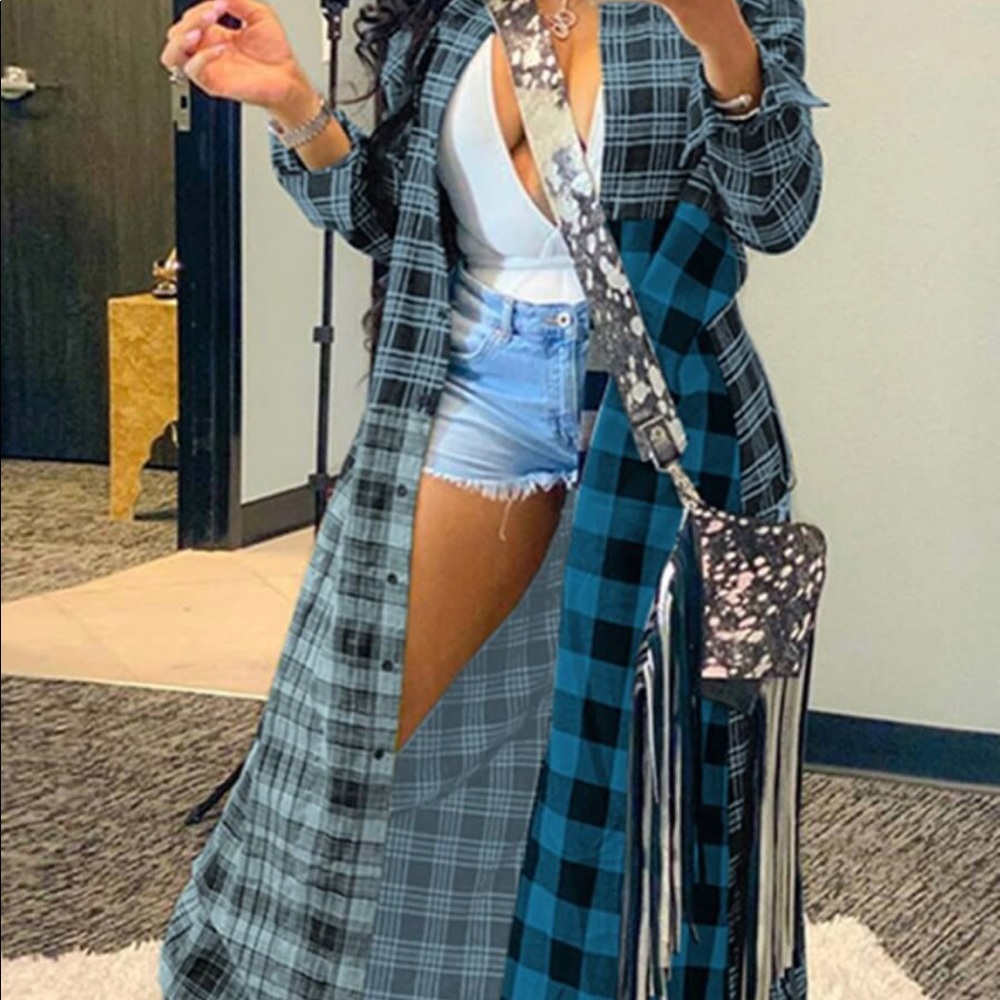 Long patchwork sweater🦋